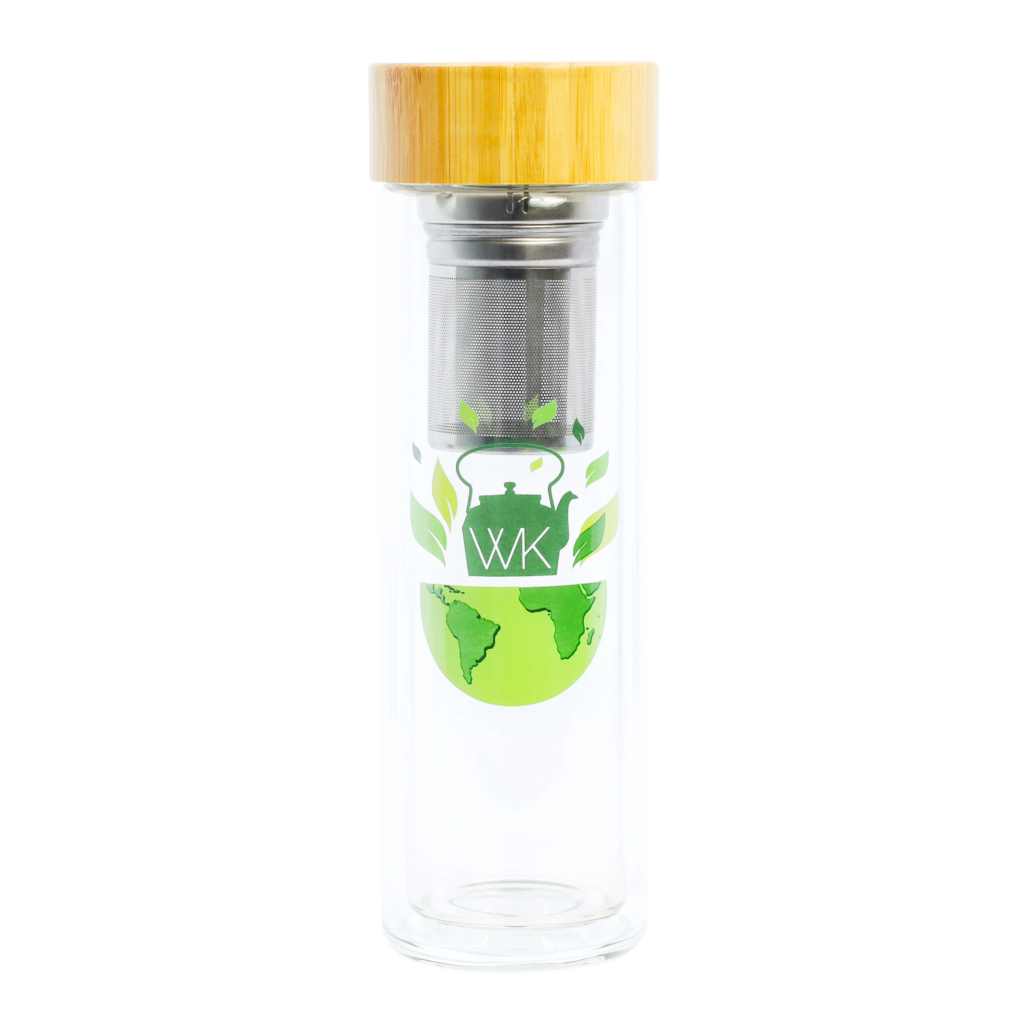 Glass Tea Tumblers With Infuser and Travel Sleeve, 16oz - Image 5