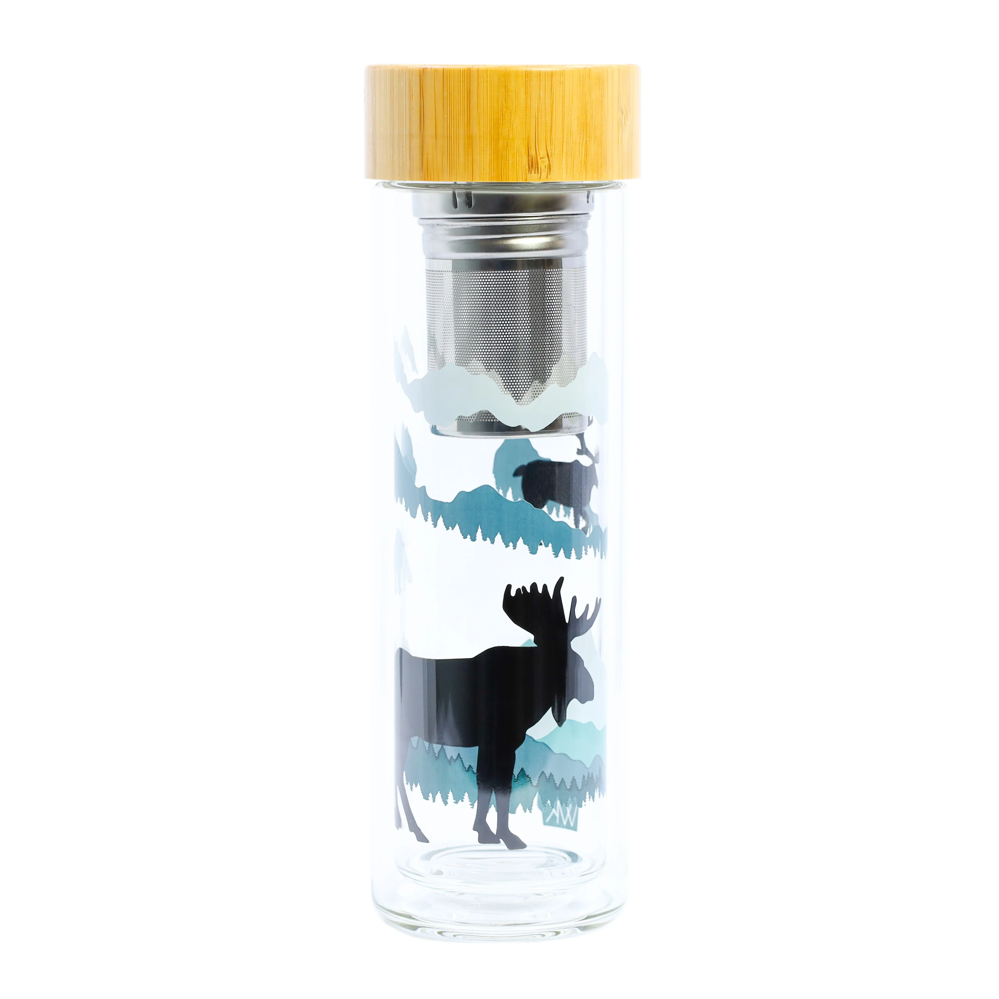 Glass Tea Tumblers With Infuser and Travel Sleeve, 16oz - Image 6