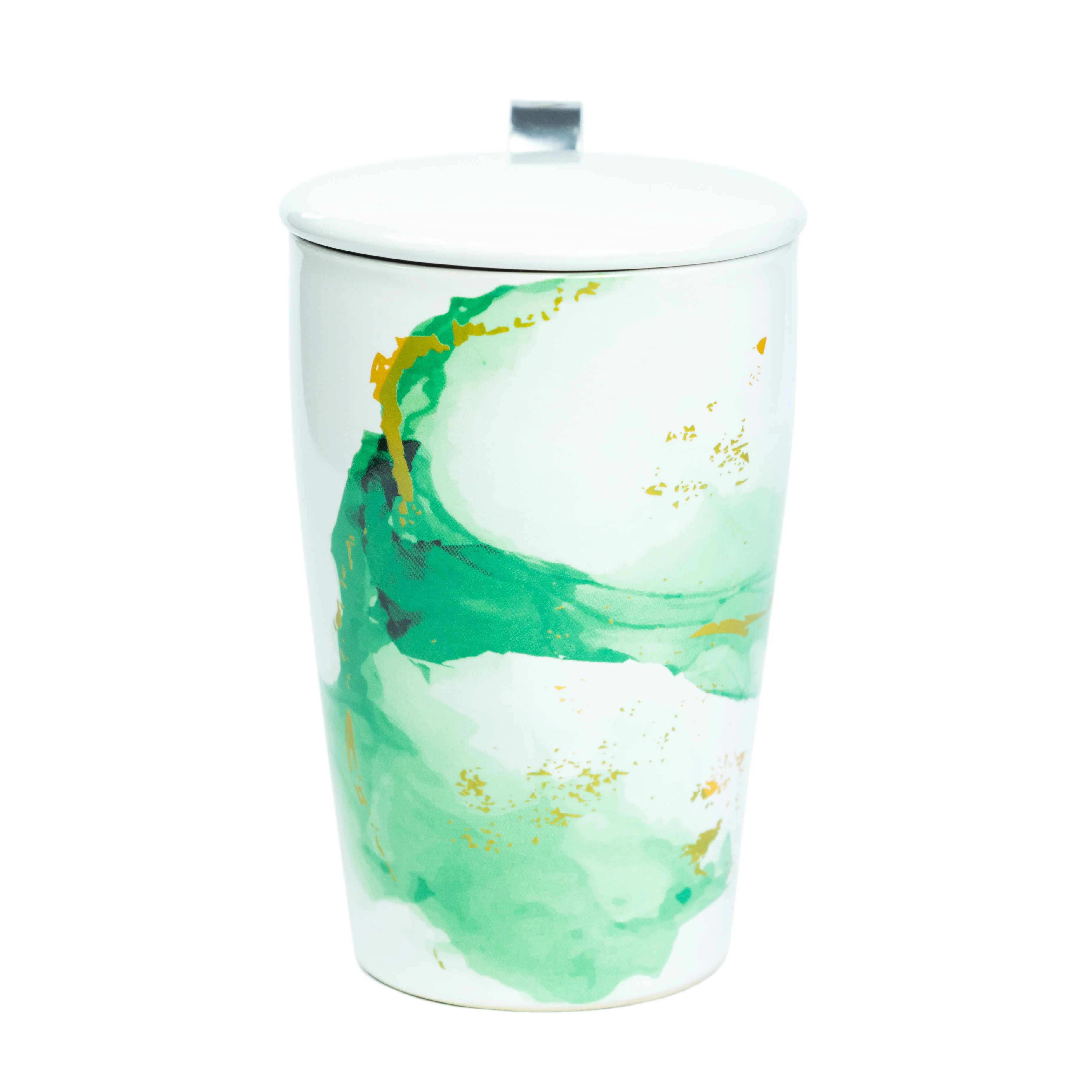 Marble Gemstone Travel Cup with Stainless Steel Infuser - 12oz - Image 7